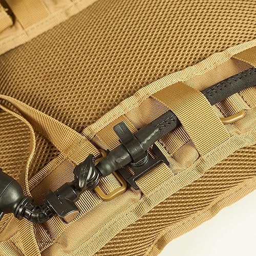 Miniatura 3 de Seibertron Mochila táctica Molle para hidratación, ideal para deportes al aire libre, correr, senderismo, camping, ciclismo, motocicleta, apto para