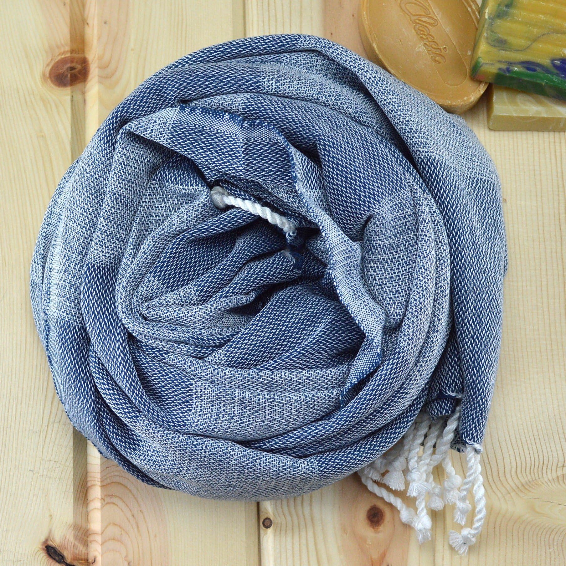 Nature Is Gift Turkish Towel Pestemal Peshtemal Thin Eco Large Quick Dry Luxury Bath Hamam Spa Sauna Beach Gym Yoga Pool Massage Guest Sarong Bathrobe Fouta 80% Cotton 20% Bamboo