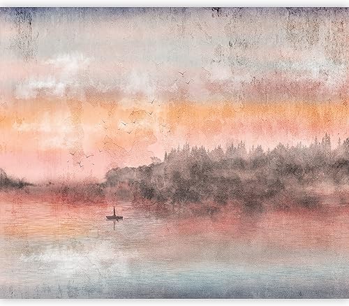 artgeist Mural de pared abstracto de 116 x 83 pulgadas, papel tapiz autoadhesivo extraíble de gran tamaño para decoración de pared, diseño de pared,