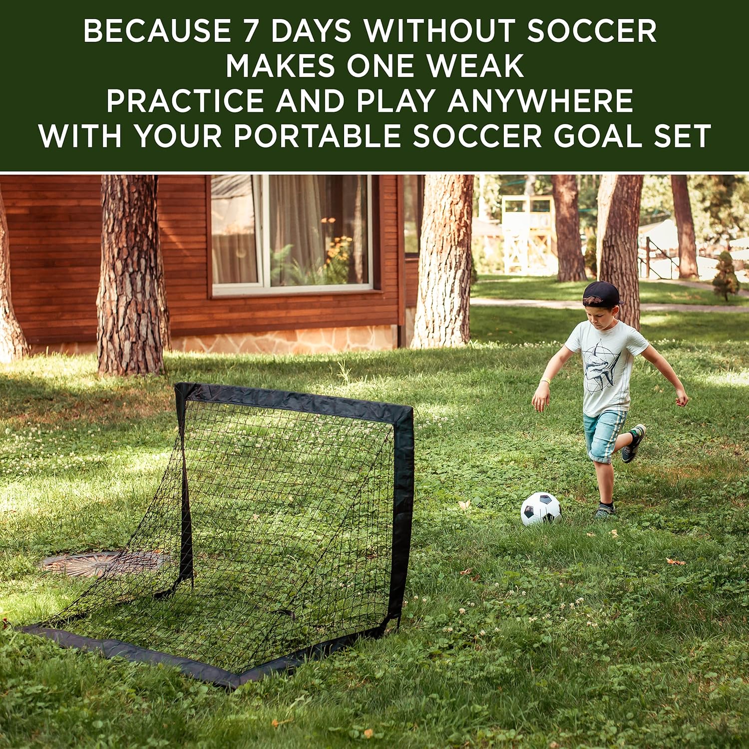 Pop-Up Portable Soccer Goal (4 FT) – Set of 2 Foldable Soccer Goals for Backyard with Carry Bag – Aluminum Stakes Ensure Easy, Sturdy Setup – Outdoor Games and Practice for Kids and Adults by 4Gambeta : Sports & Outdoors