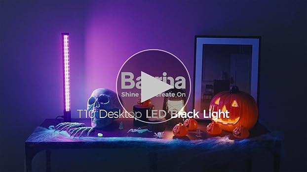 Barrina LED Black Lights, T10 Vertical Standing Table
