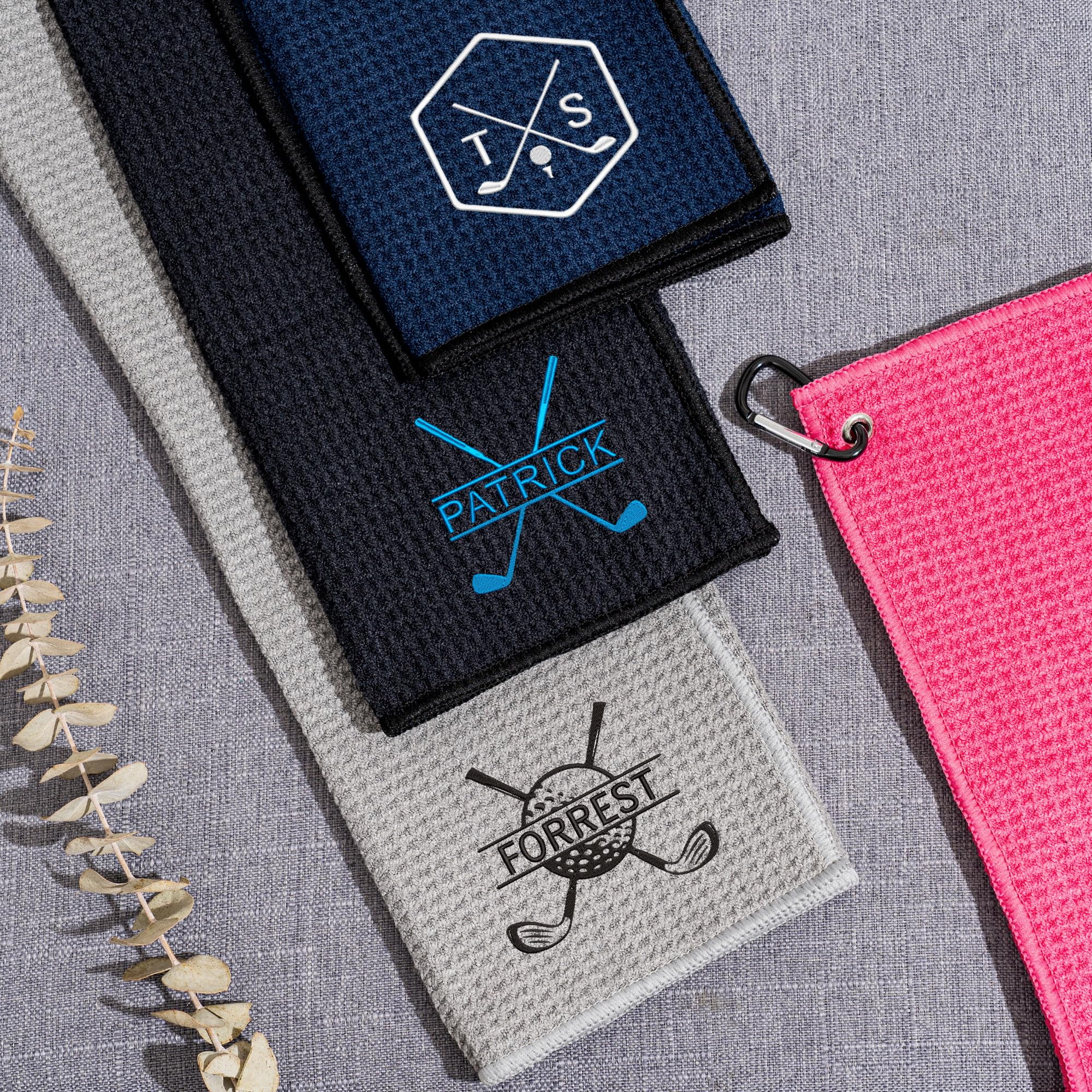 Asciugamano personalizzato da golf regalo Natale uomo donna