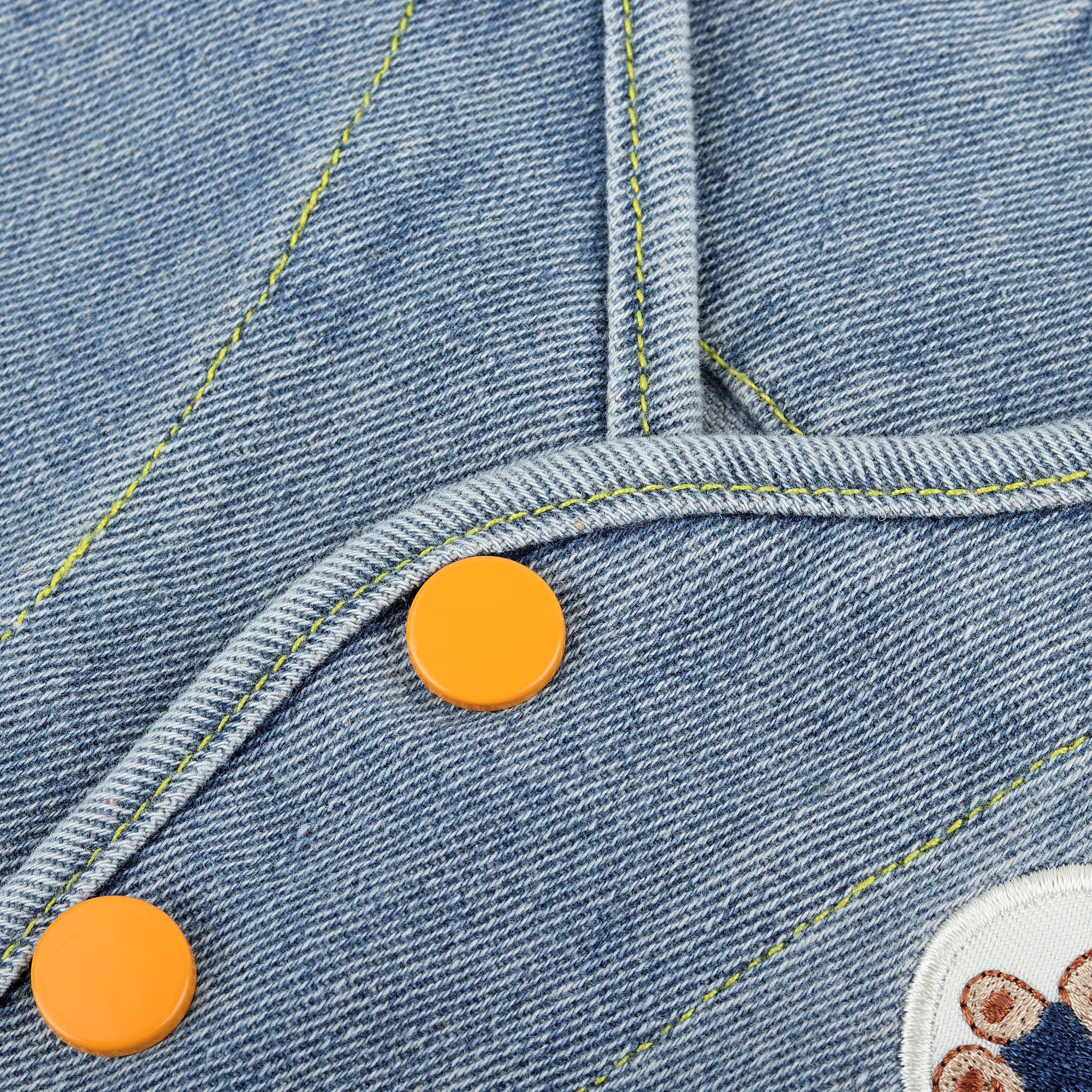 Neonato Bambino Denim Gilet Primavera Autunno Smanicato Giacca Ragazzi Ragazze Bottone Cappotto Top