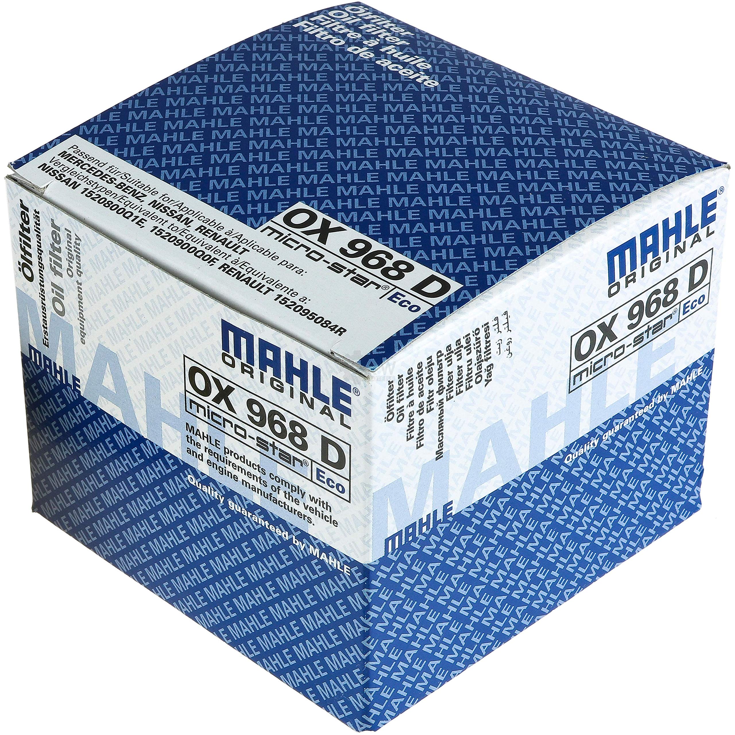 Paquete de inspección Kit de mantenimiento con filtro de aceite OX 968D, filtro de aire LX 3542, filtro de habitáculo (carbón activado) LAK 923, tornillo de cierre