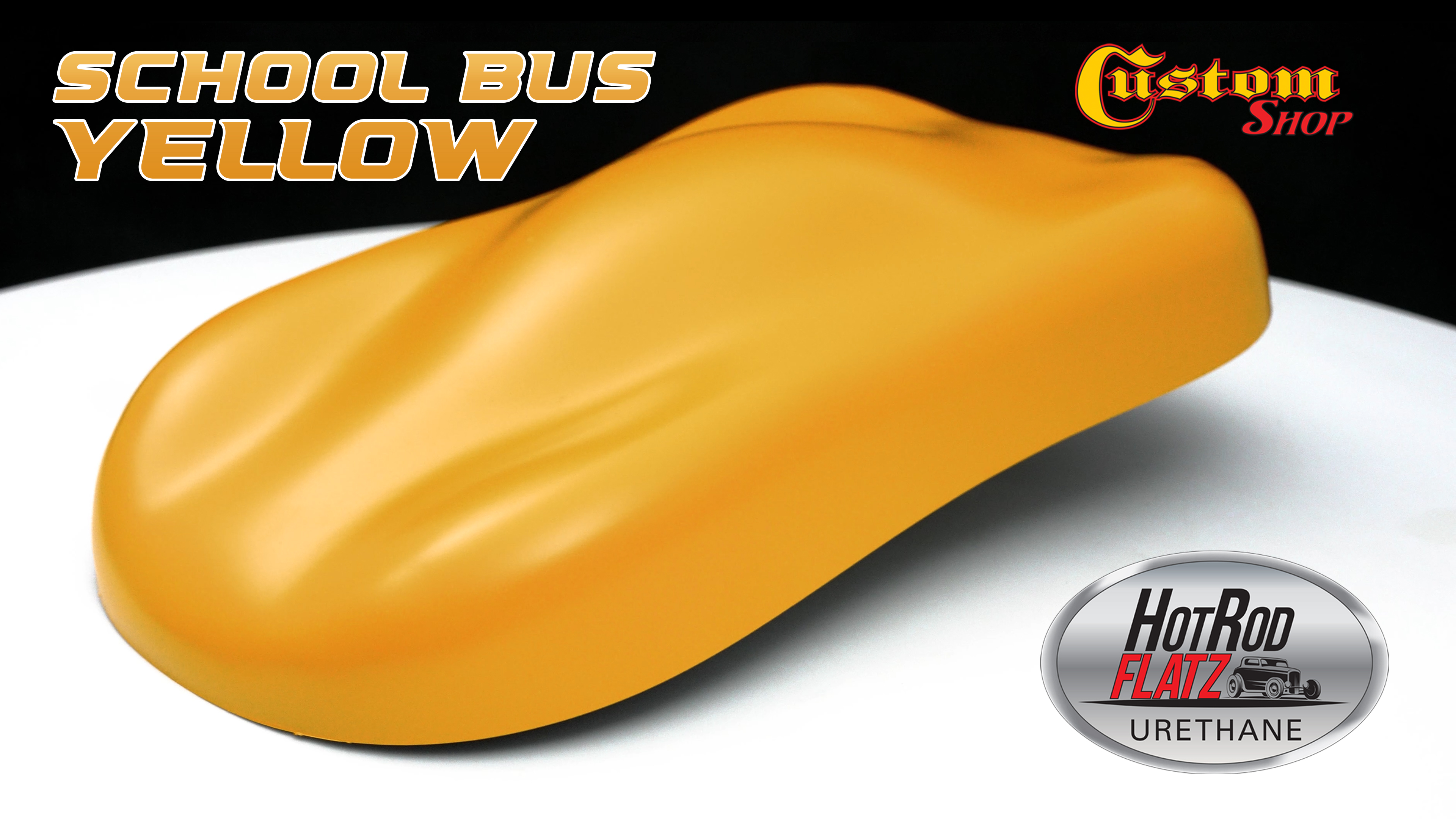 Amazon.com: Custom Shop - School Bus Yellow - Hot Rod Flatz Flat