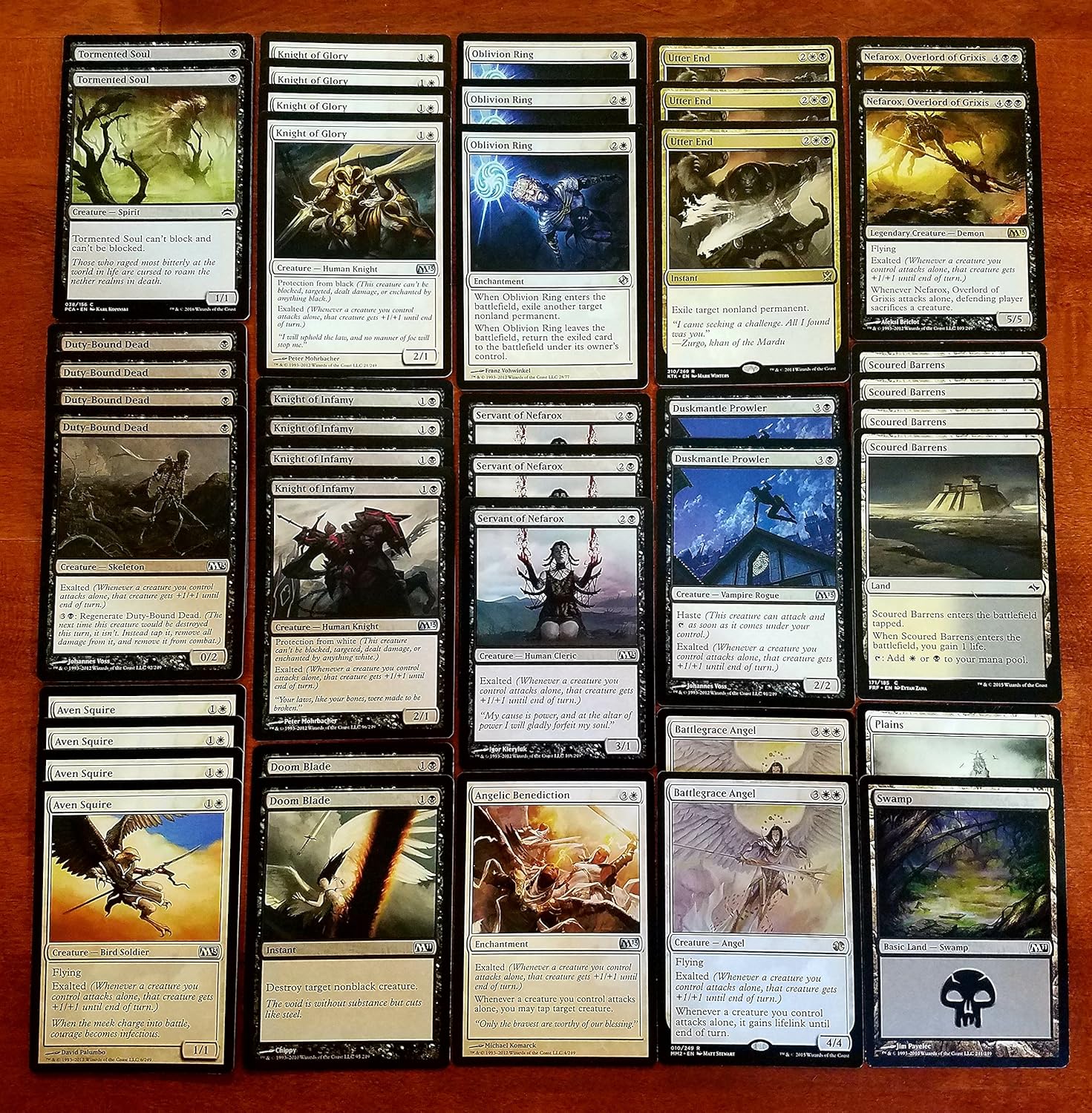 Magic The Gathering Modern Legal Exalted Custom Magic Deck