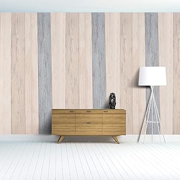 Raushik Solid Wood Texture Vinyl Sticker Furniture Film Interior Film Wallpaper for Cupboard Door, Almirah, Tabletop, Wall, Floor, DIY & Other Renovation Projects : 24x96 Inch