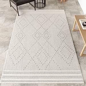 Amazon.com: nuLOOM 4' x 6' Plush Indoor/Outdoor Area Rug, UV-Resistant ...