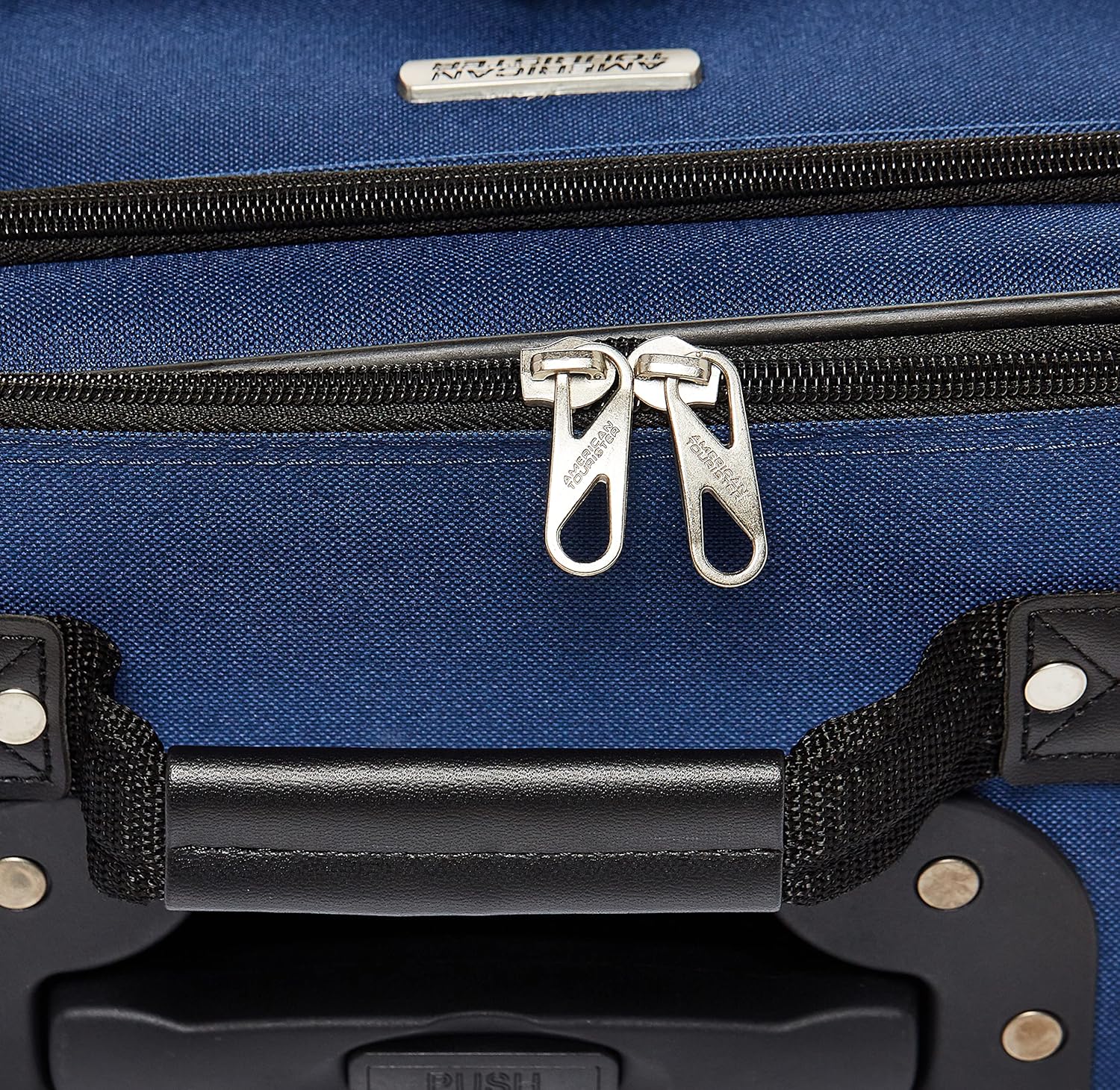 review AMERICAN TOURISTER Fieldbrook XLT Softside Upright Luggage, Navy, Carry-On 21-Inch