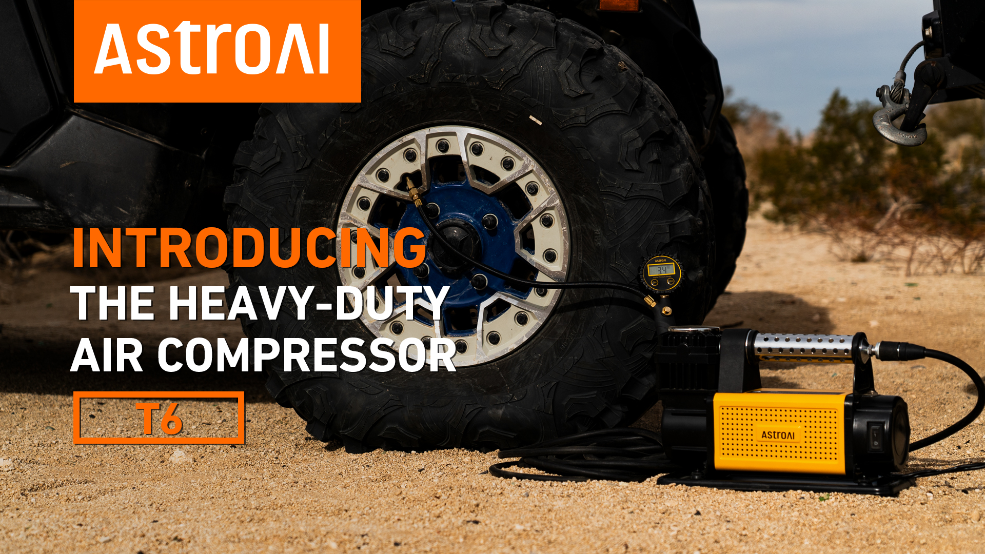 Amazon.com: AstroAI T6 Offroad Air Compressor, 12 V Portable Air