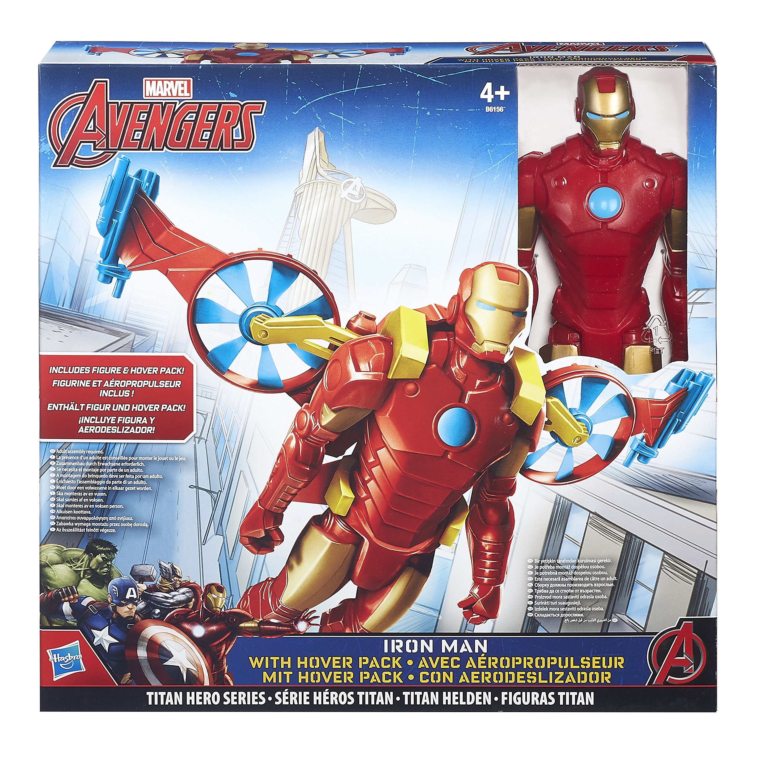 Marvel Figura Titan héroe de la Serie de Iron Man con Hover Paquete