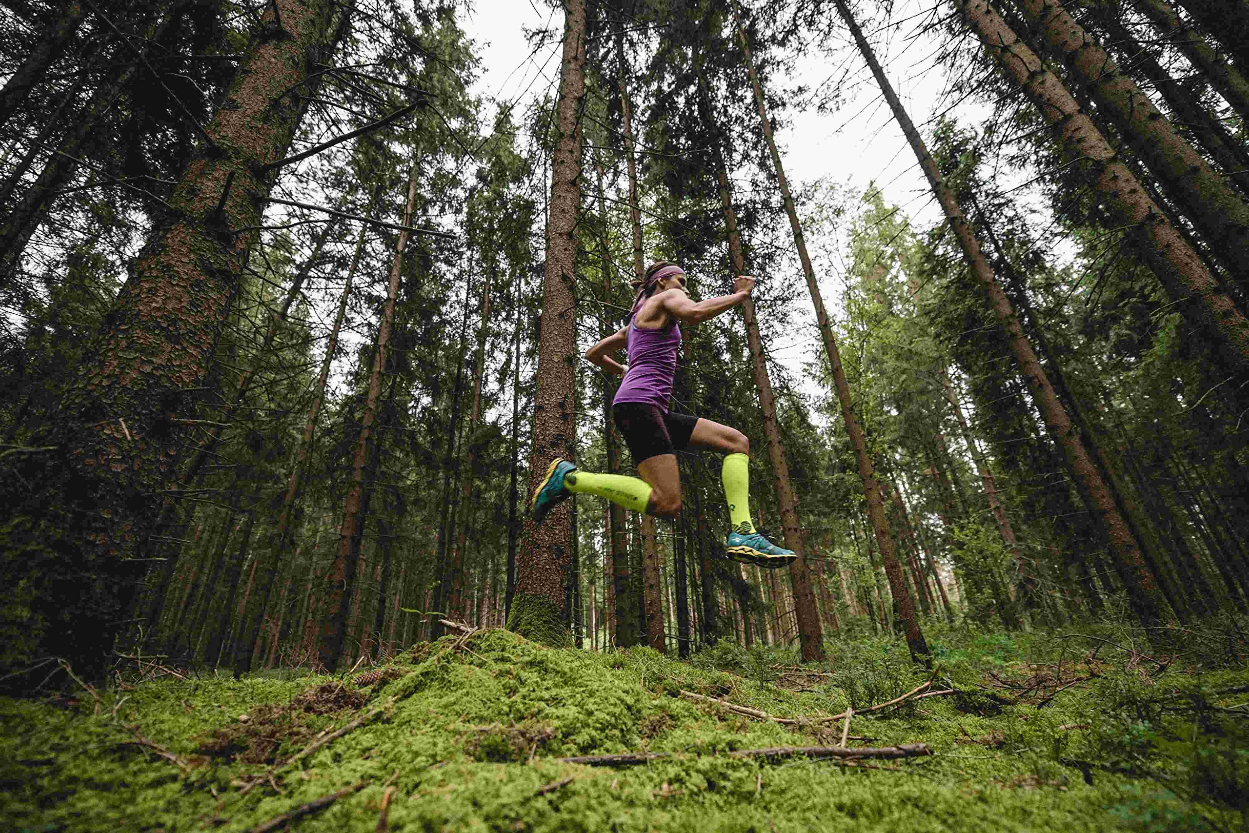 Elastyczne skarpety sportowe (kompresja: 18 – 21 mmHg) wysokiej jakości, wyprodukowane w Niemczech