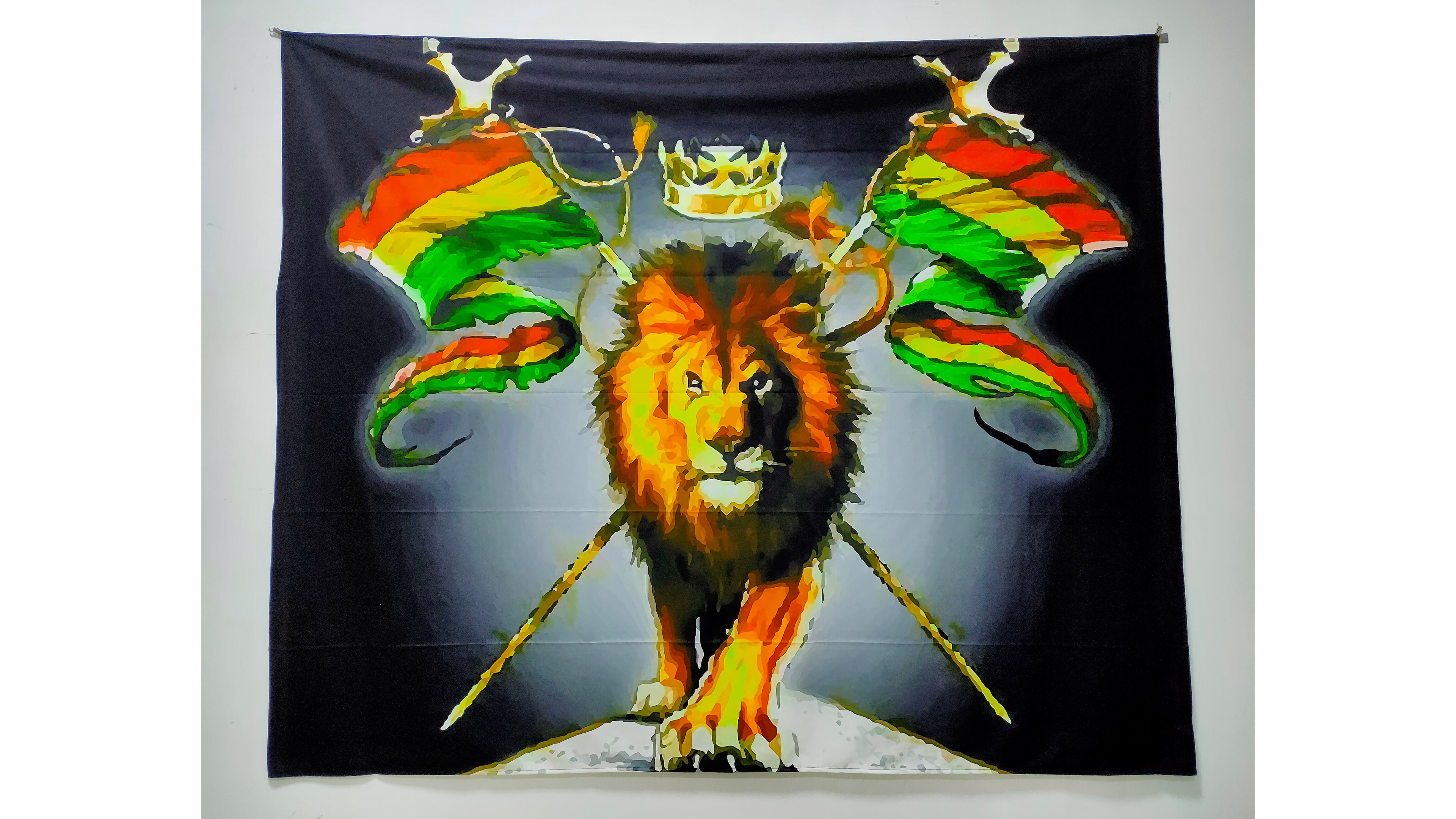 ★DIVA SALON★背中開ミニ丈カットソー★Lionプレート★Reggae 51FV6tgmVUL.jpg
