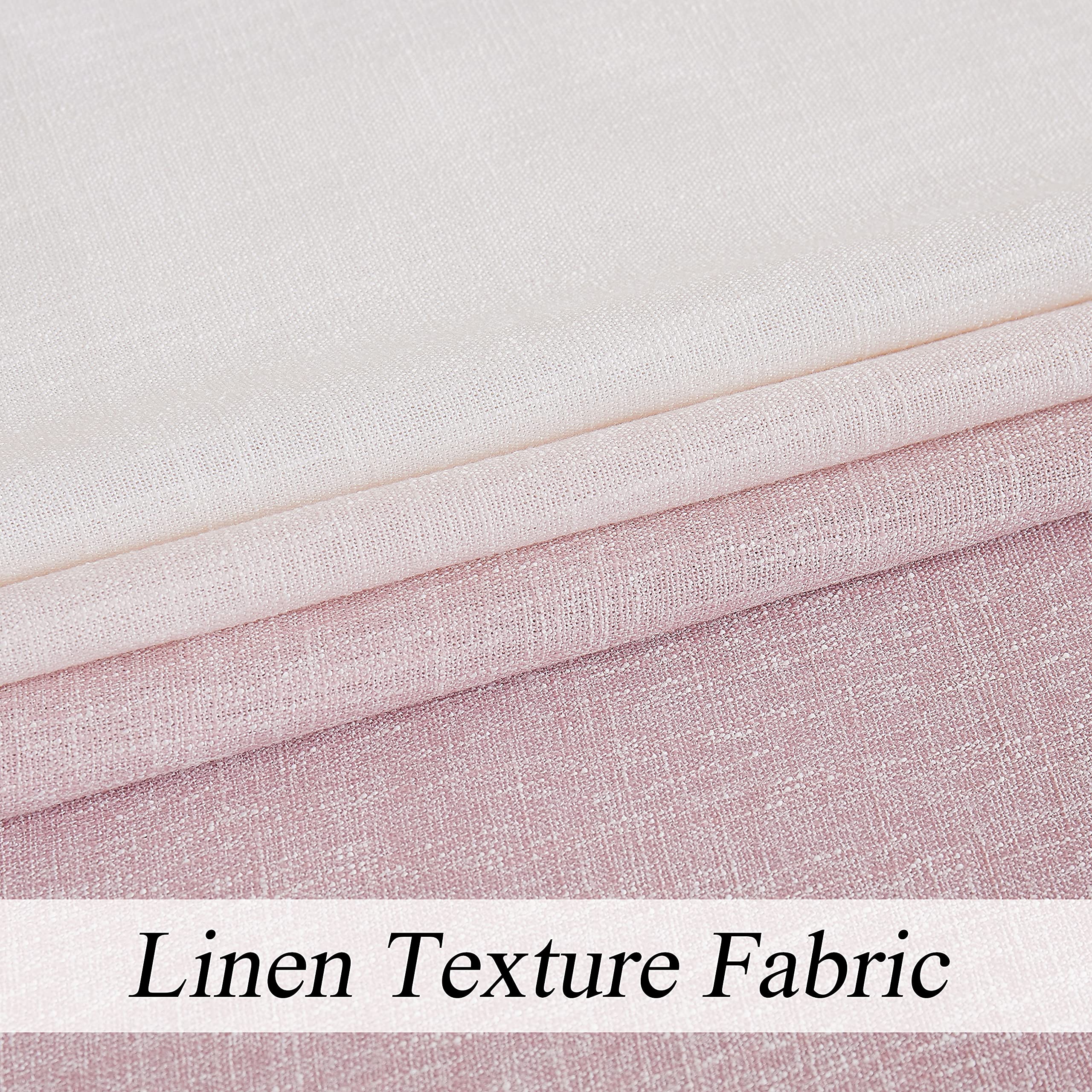 MIULEE Tende Lino con Anelli Effetto Lino Soggiorno Moderna Tenda Voile
