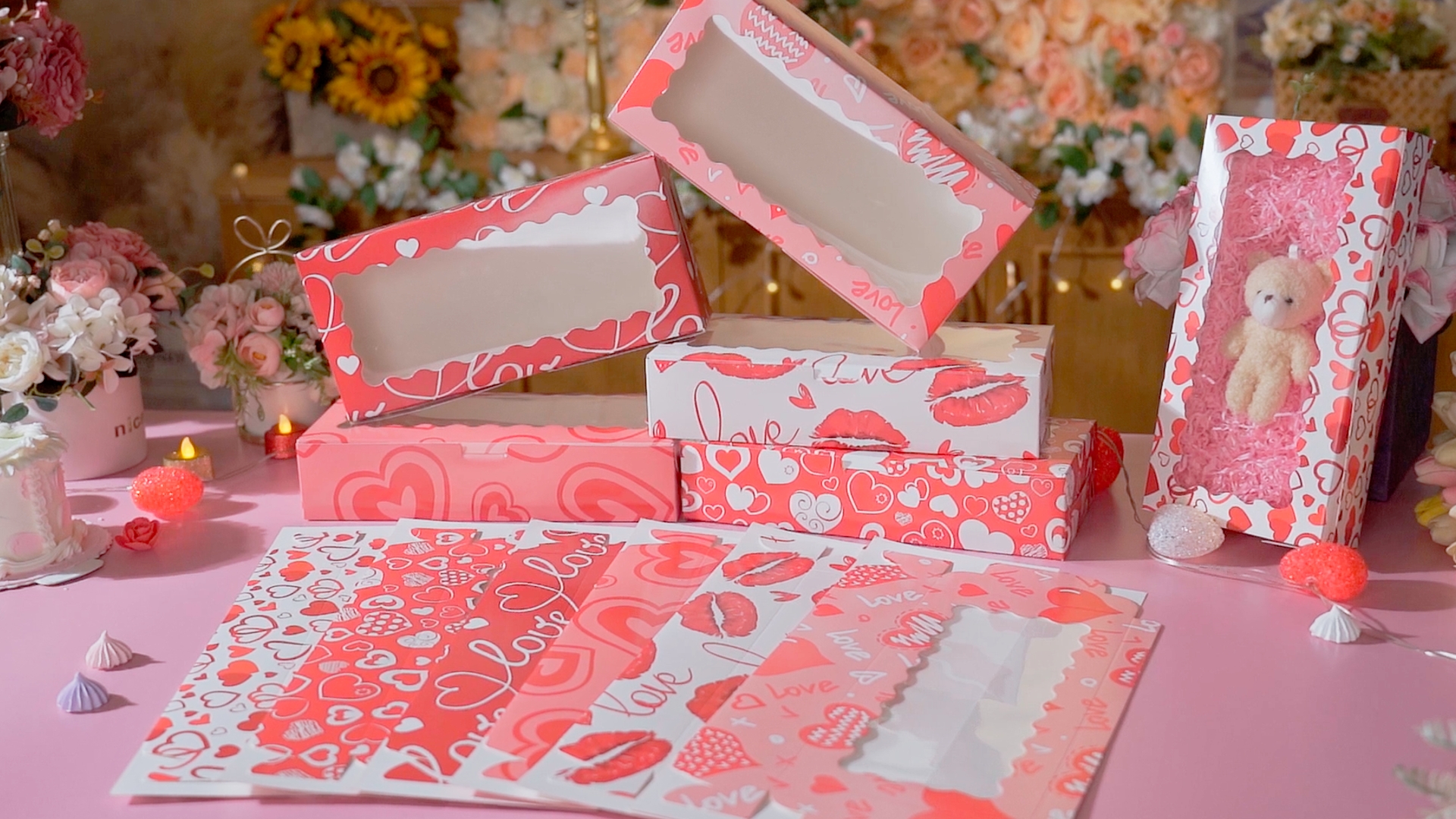 Amazon.com: Maxcheck 48 Pcs Valentine's Day Treat Boxes Valentine