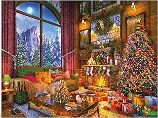 Ceaco - 'Tis The Season - Christmas Mountain Lodge - 550 Piece Jigsaw Puzzle