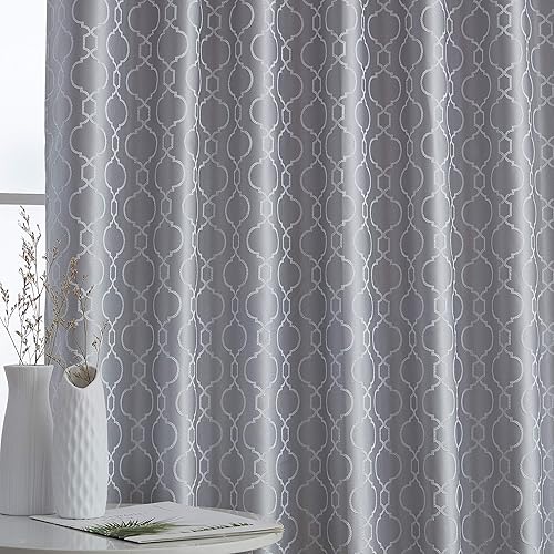 Miniatura 4 de HLC.ME Franklin - Cortinas de paneles 100% opacas, diseño marroquí, con bolsillo para cortinero, con aislamiento térmico, ahorro de energía, bloquea