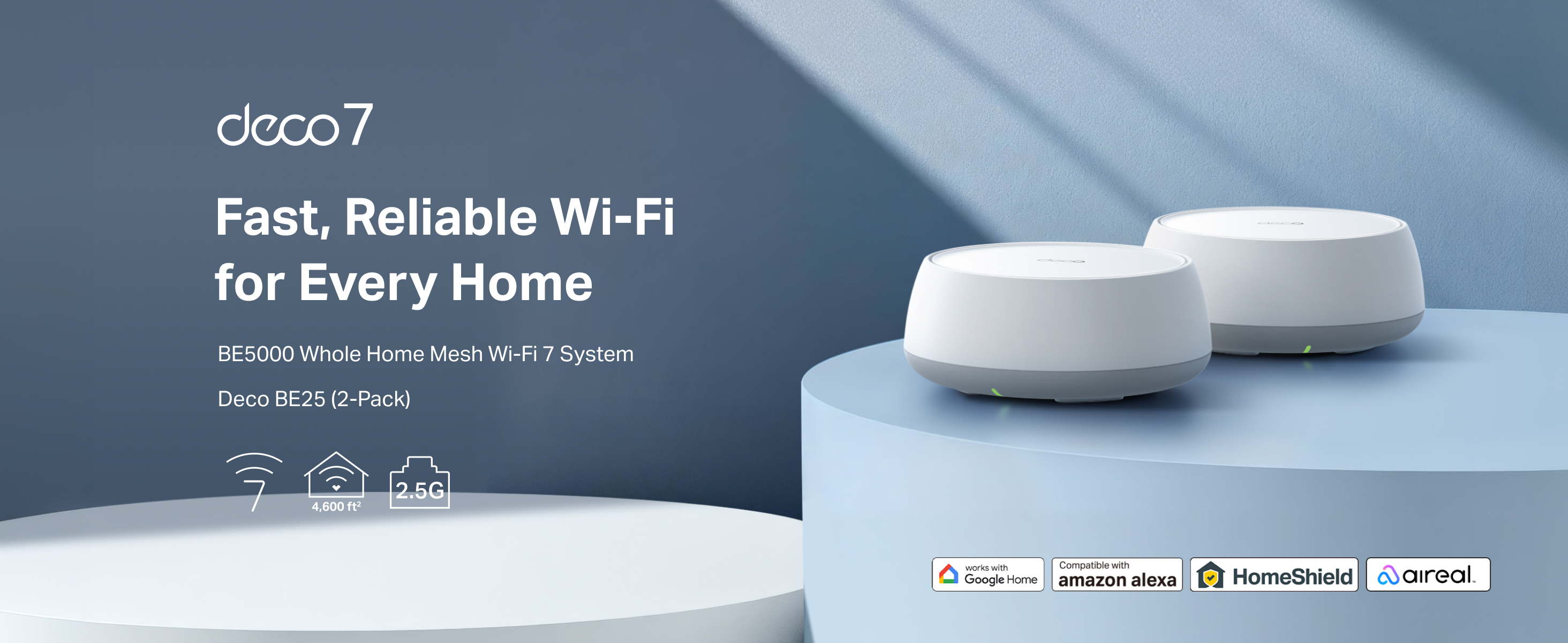 Amazon.com: TP-Link Deco 7 BE25 Dual-Band BE5000 WiFi 7 Mesh Wi-Fi