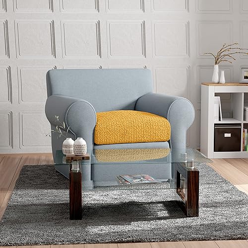 Miniatura 2 de PAULATO BY GA.I.CO. Funda de cojín para sofá, funda de cojín en T y funda de cojín de caja, protector de cojín de repuesto para sofá, funda de