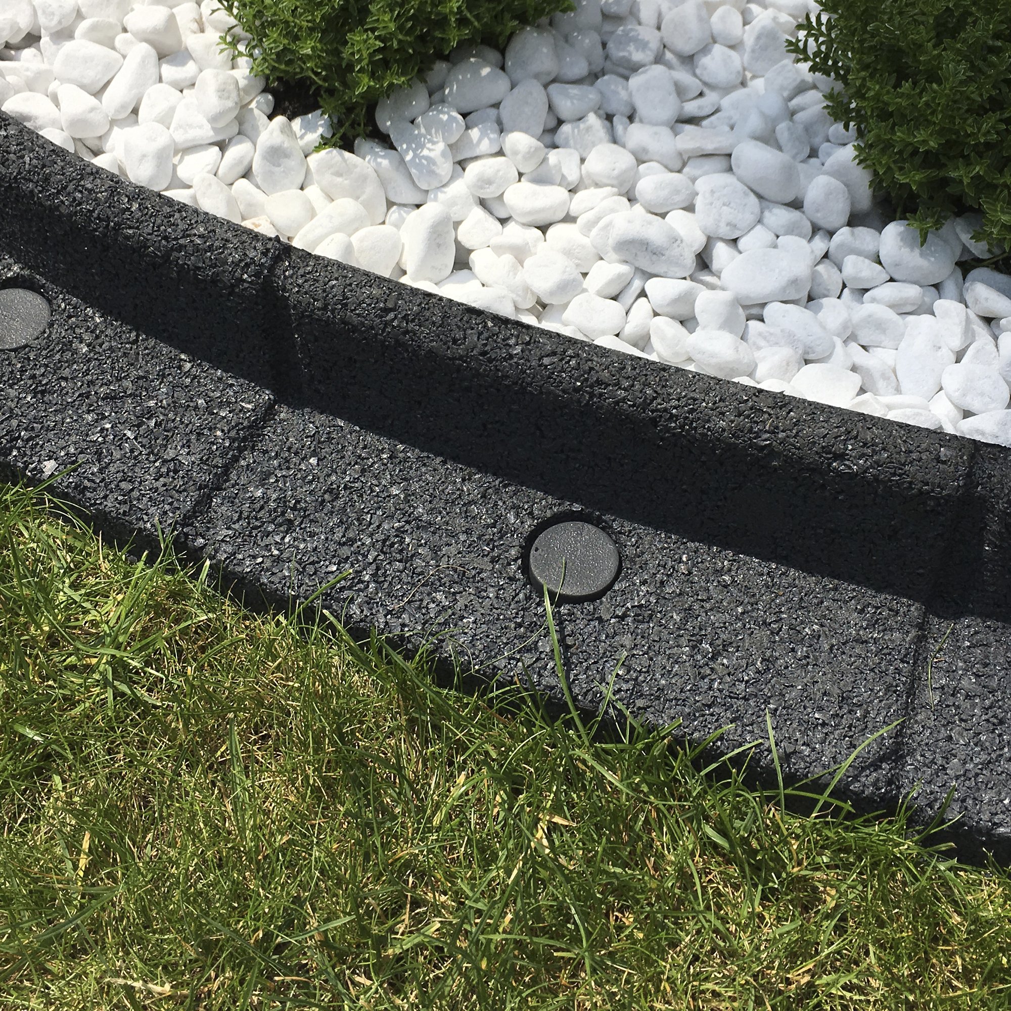Thompson Morgan Garden Border Edging Flexible Recycled Eco Friendly For Flowerbeds Lawns Patios 2 Grey Buy Online In Belize At Belize Desertcart Com Productid 125566457