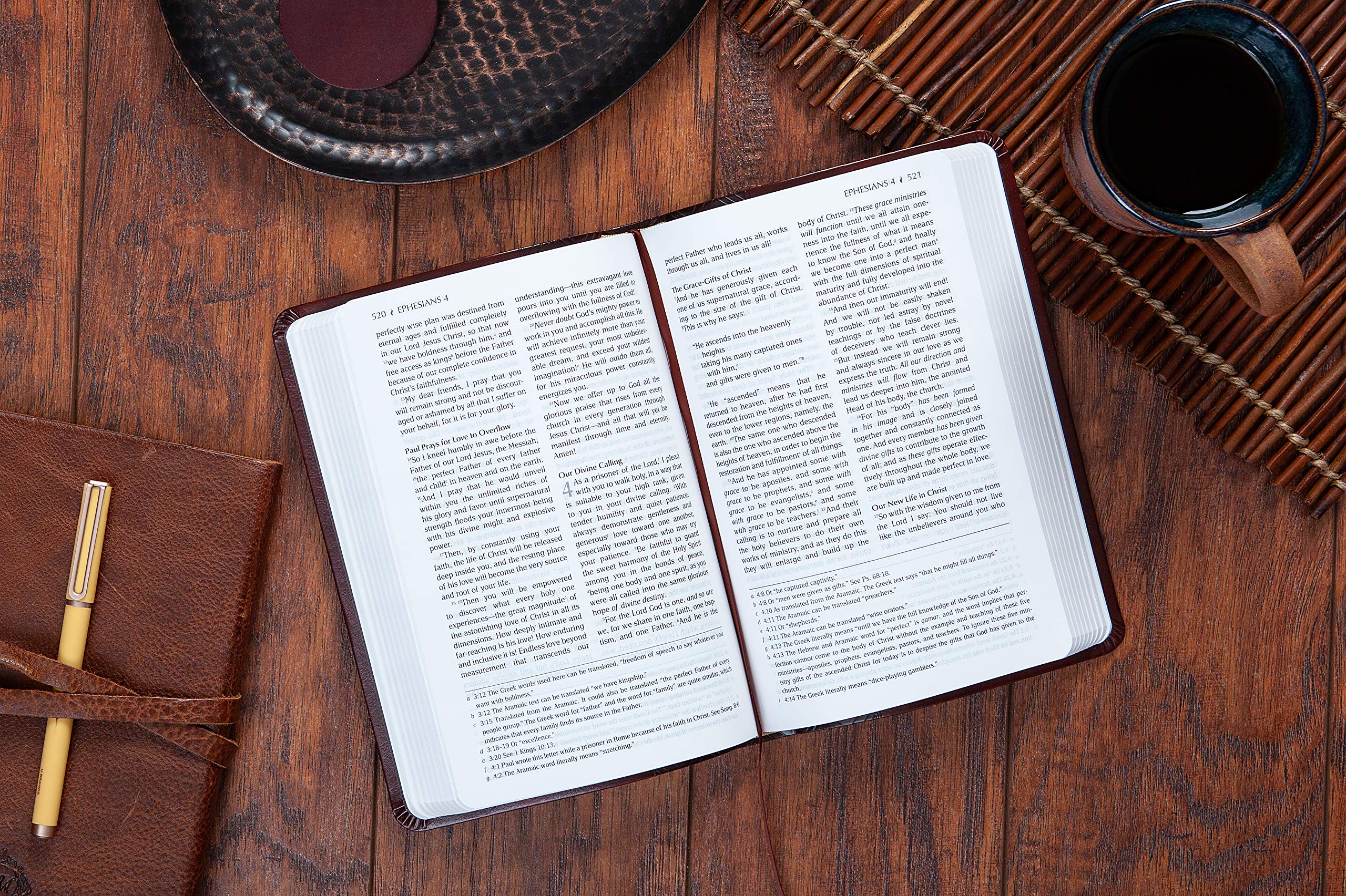 The Passion Translation New Testament (2020 Edition) Leather, Brown: With Psalms, Proverbs and Song of Songs, Contemporary Bible Makes a Great Gift for Confirmation, Holidays, and More