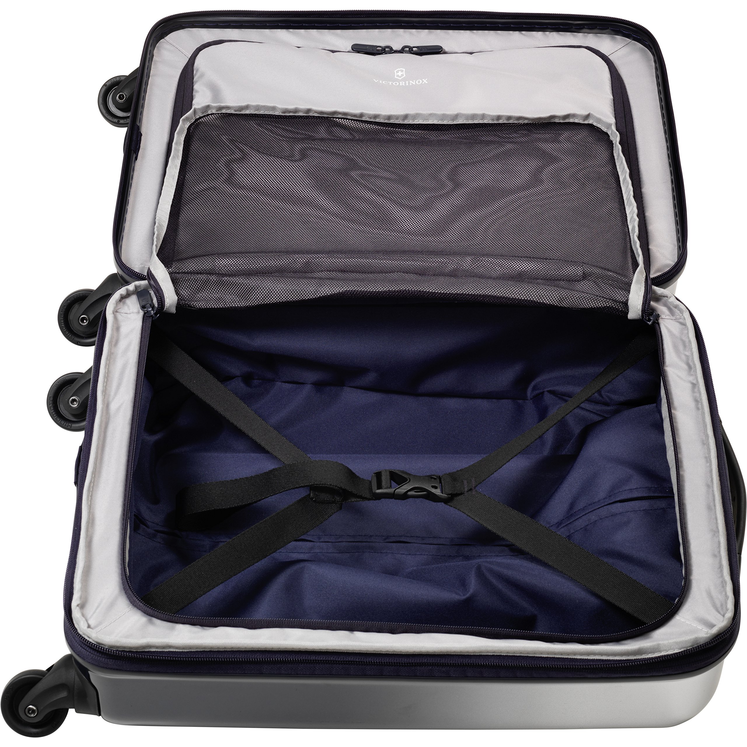 Victorinox Etherius Polycarbonate 55 cms Silver Hardsided Cabin Luggage  (602216)