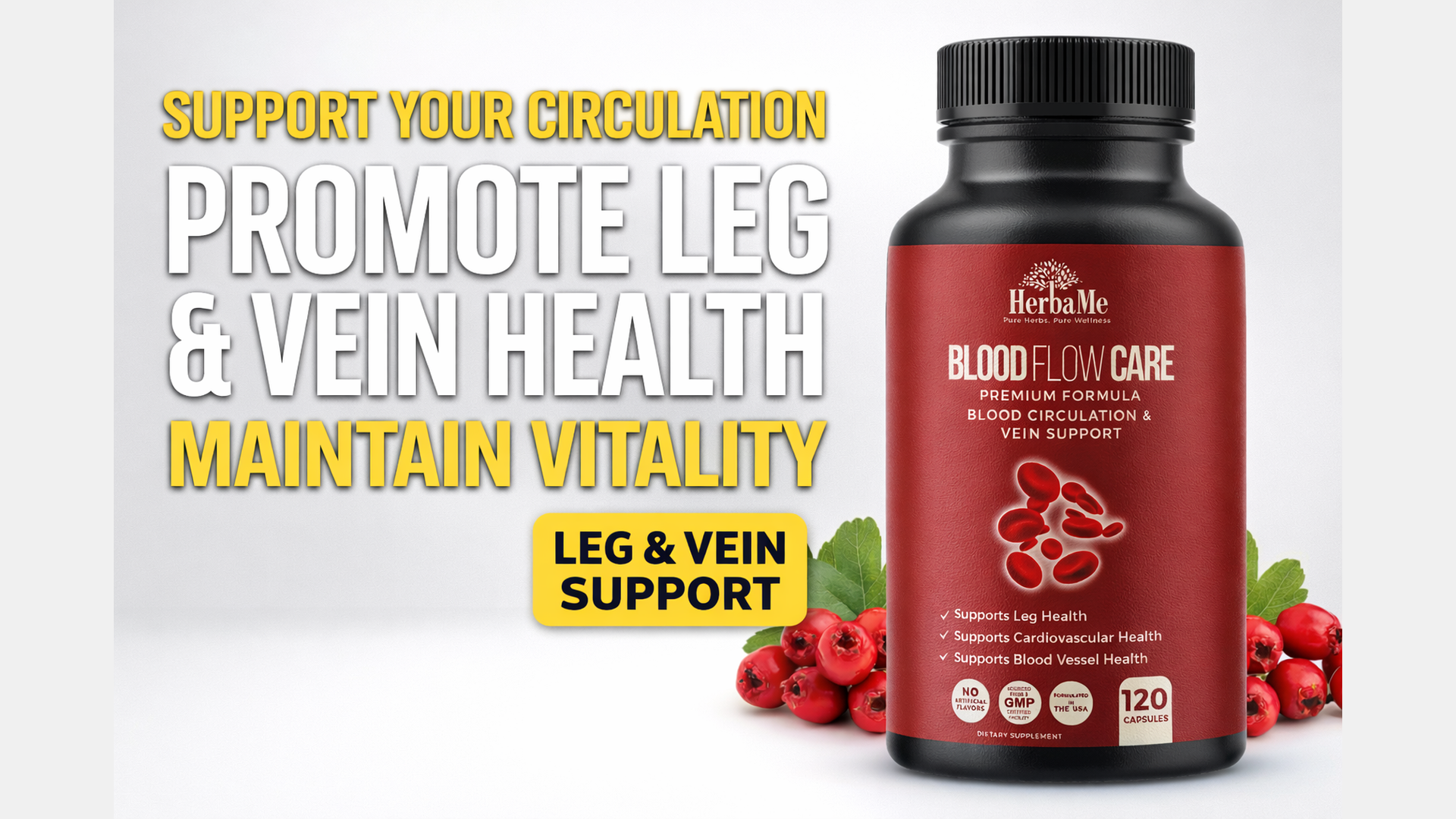 AoneVita Blood Circulation & Vein Support Capsules – 90 Count, With Horse Chestnut, Diosmin, Niacin