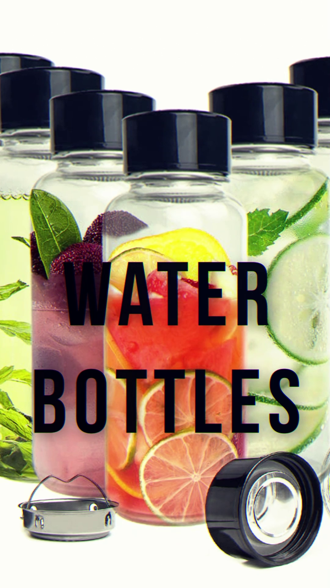 6 Glas-Wasserflaschen Mit Hüllen – Wiederverwendbar, 900 Ml, Für Saft, Wasser, Tee & Mehr
