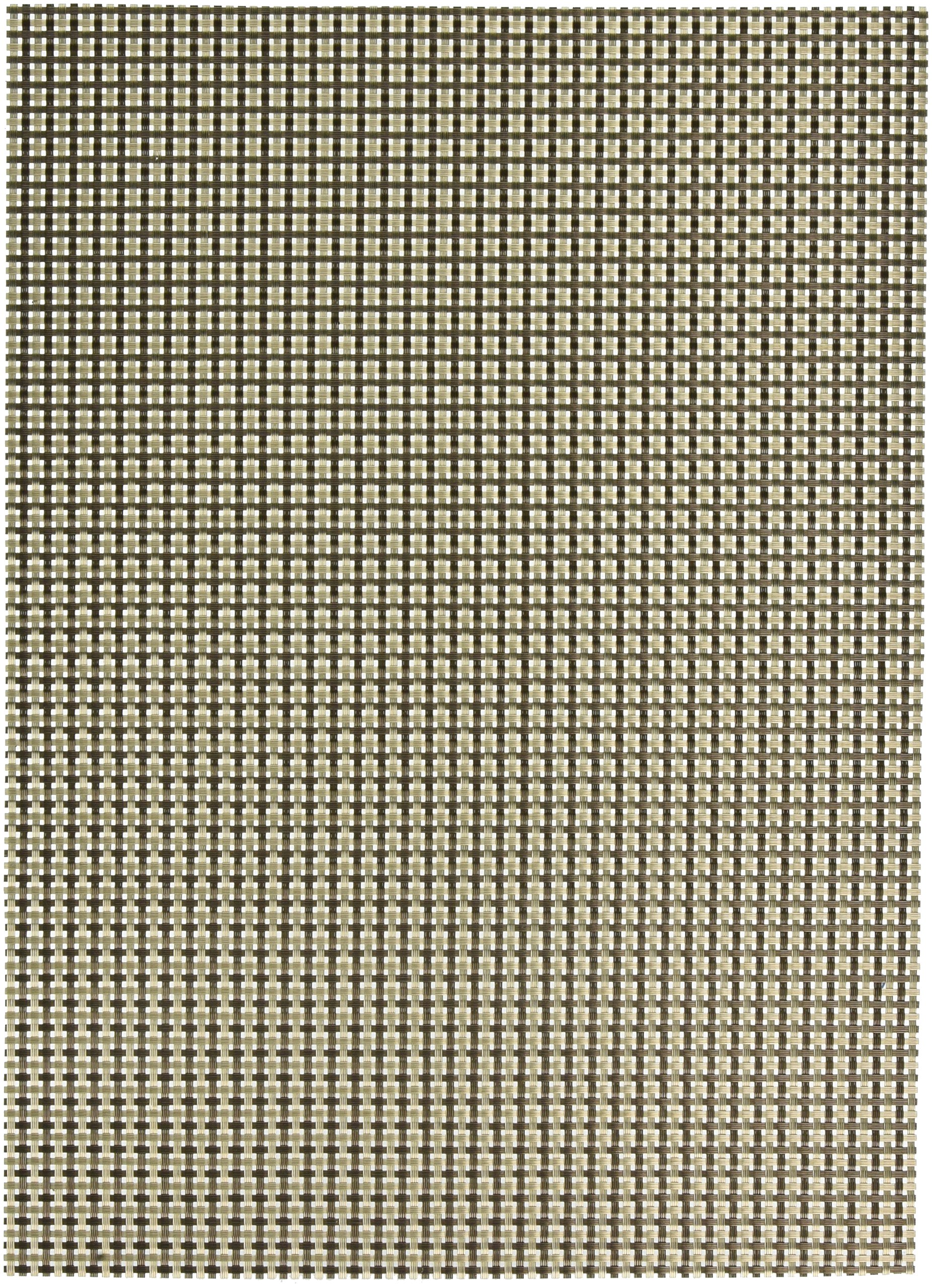 Benson Mills PM Longport Woven Vinyl Placemat, Nickel, Set of 8