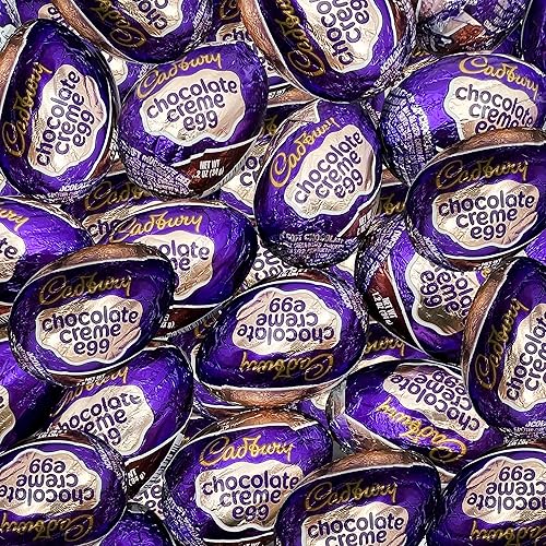 CADBURY - Caramelo de huevo de crema de chocolate - 1.2 onzas (paquete de 42)