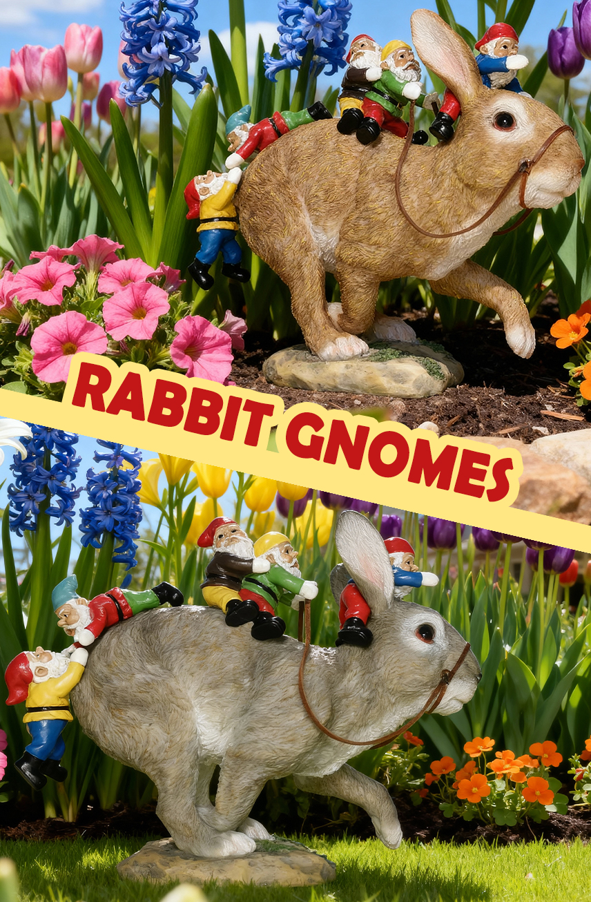 Amazon.com : Sunthus Garden Gnomes Decorations for Yard Bunny