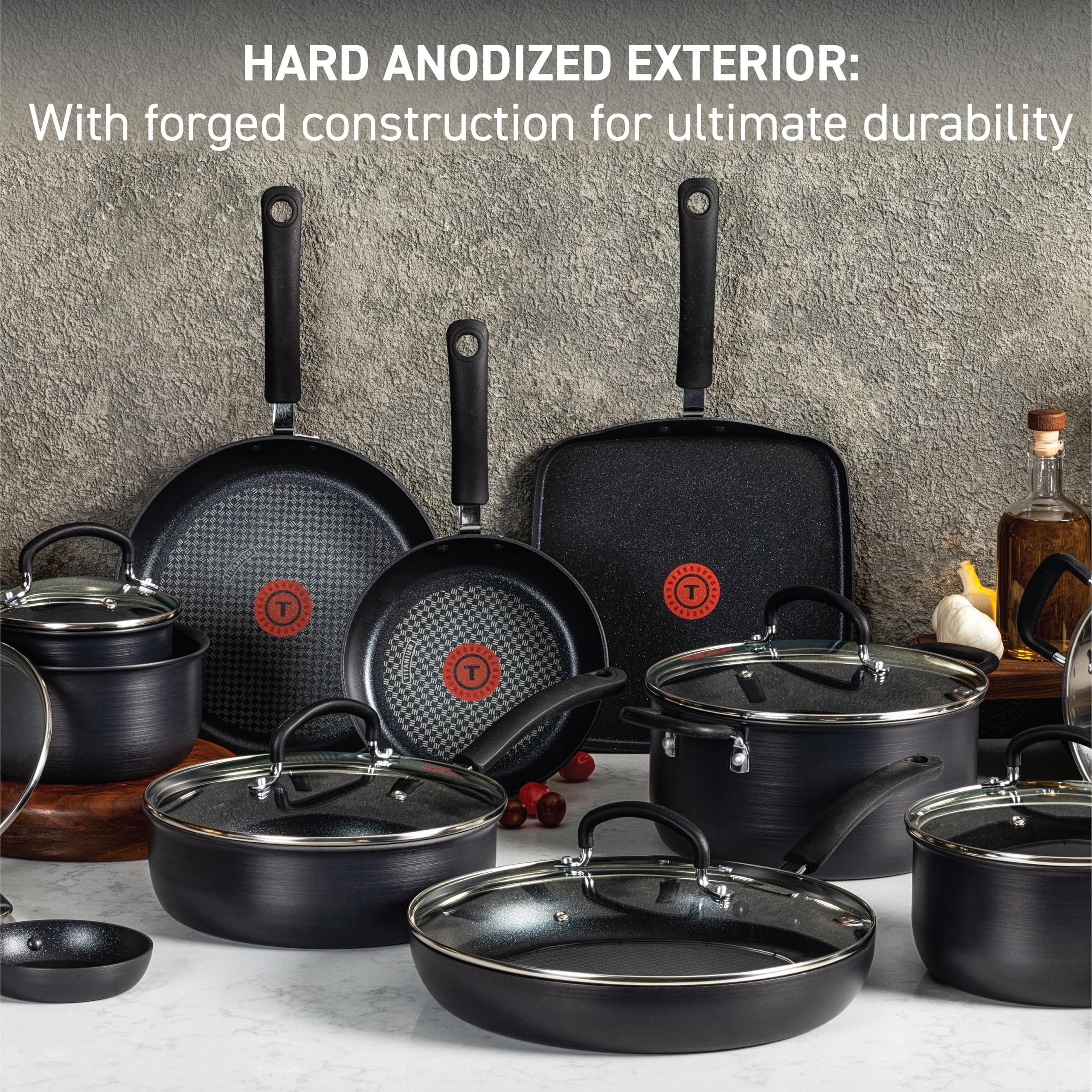 Amazon.com: T-Fal Ultimate Hard Anodized Nonstick Pots and Pans Amazon.com: T-Fal Ultimate Hard Anodized Nonstick Pots and Pans