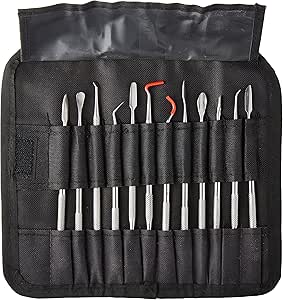 SE Stainless Steel Wax Carver Spatula Pick Set (12 PC.) - DD3122CP