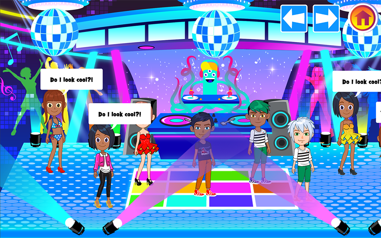 Neon Night Club Kids Pretend Dance Games FREE App on the Amazon