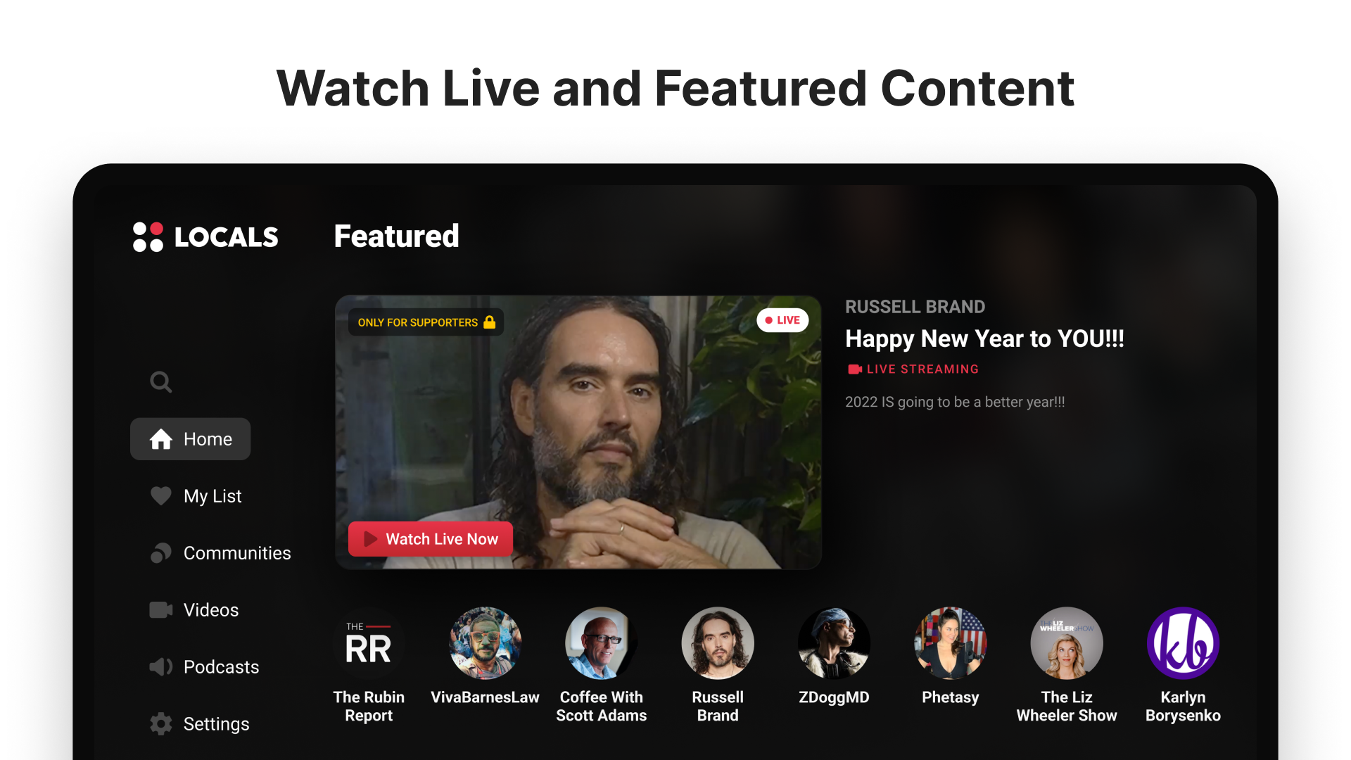 LocalsTV - The media content you love from the people you love - App on ...