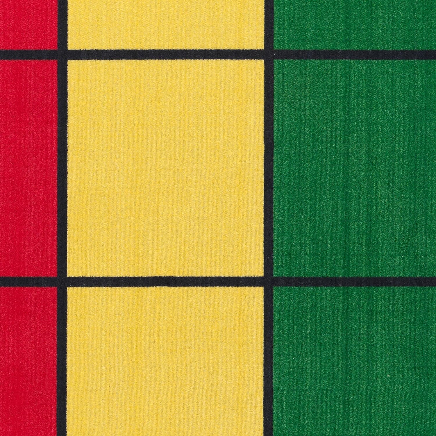 Flagship Carpets Learning Grid Colorful Numbers and Letters Kids Seating Area Rug for Classroom, Play Area Mat, Home Learning or Kids Room Carpet, 7'6" x 12', Seats 24