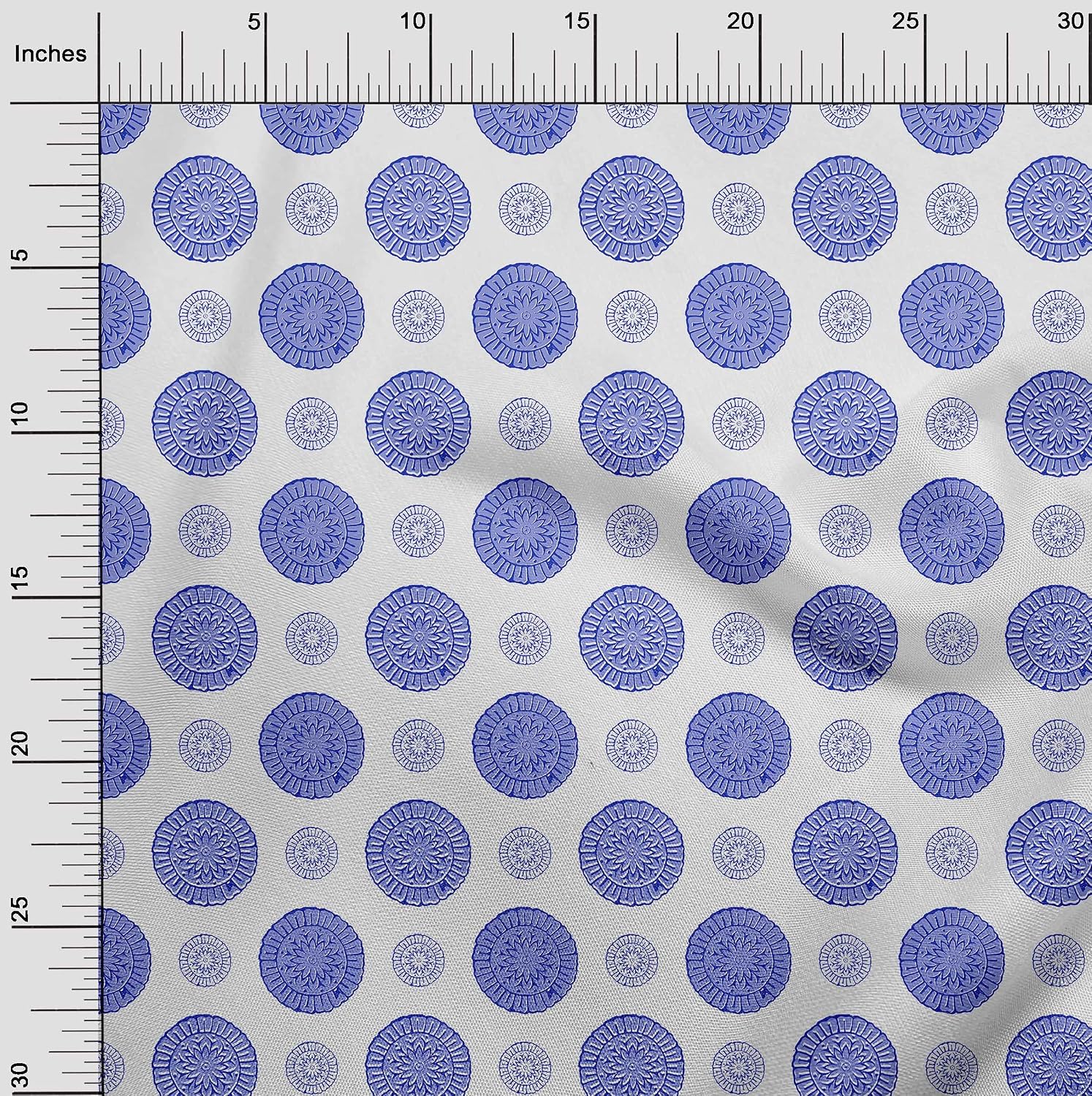 oneOone Cotton Flex Bluish Violet Fabric Block Quilting Supplies Print Sewing Fabric By The Yard 40 Inch Wide-PI