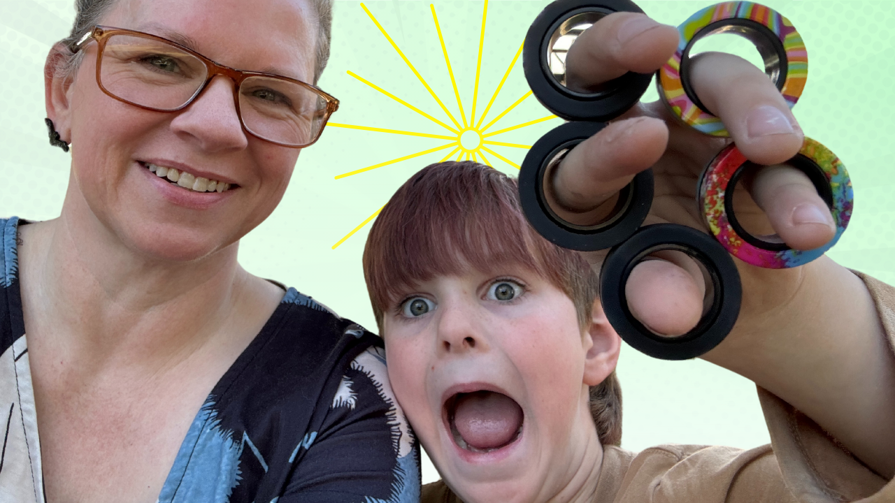 Watch **Addictive Fidget Alert!** We Play with Magnetic Rings! on ...