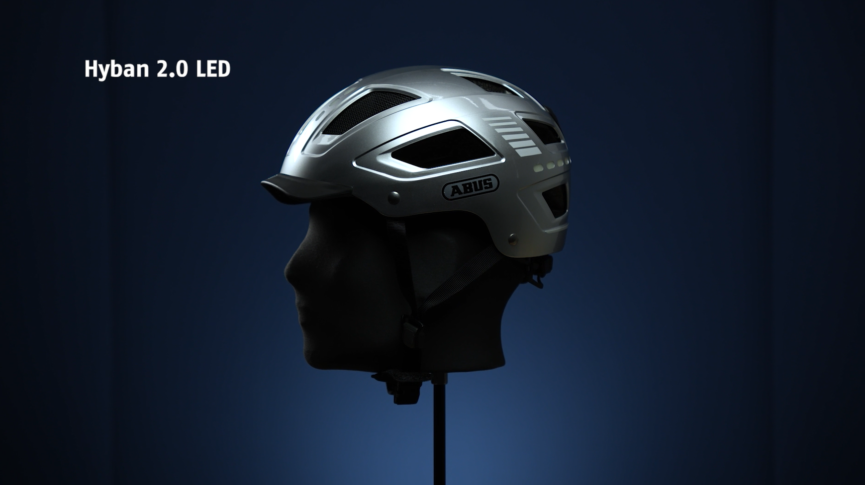 ABUS HYBAN Fahrradhelm – City- & MTB-Helm Mit LED-Rücklicht, ABS-Hardcover, Zoom-Einstellung, 13 Lufteinlässe ABUS HYBAN Fahrradhelm – City- & MTB-Helm Mit LED-Rücklicht, ABS-Hardcover, Zoom-Einstellung, 13 Lufteinlässe