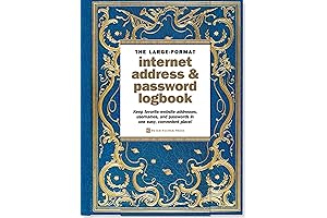 Celestial Internet Address & Password Logbook
