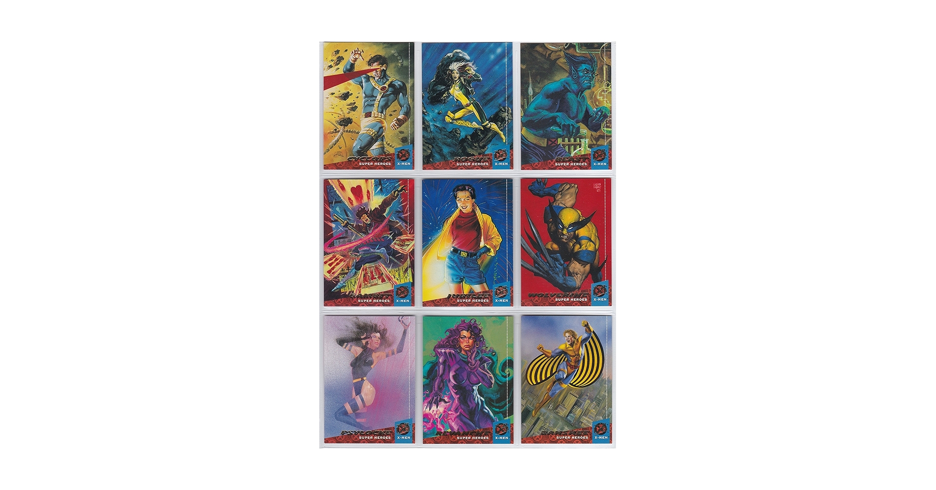 Amazon.co.jp: X - Men Fleer Ultra 1994 TradingカードComplete