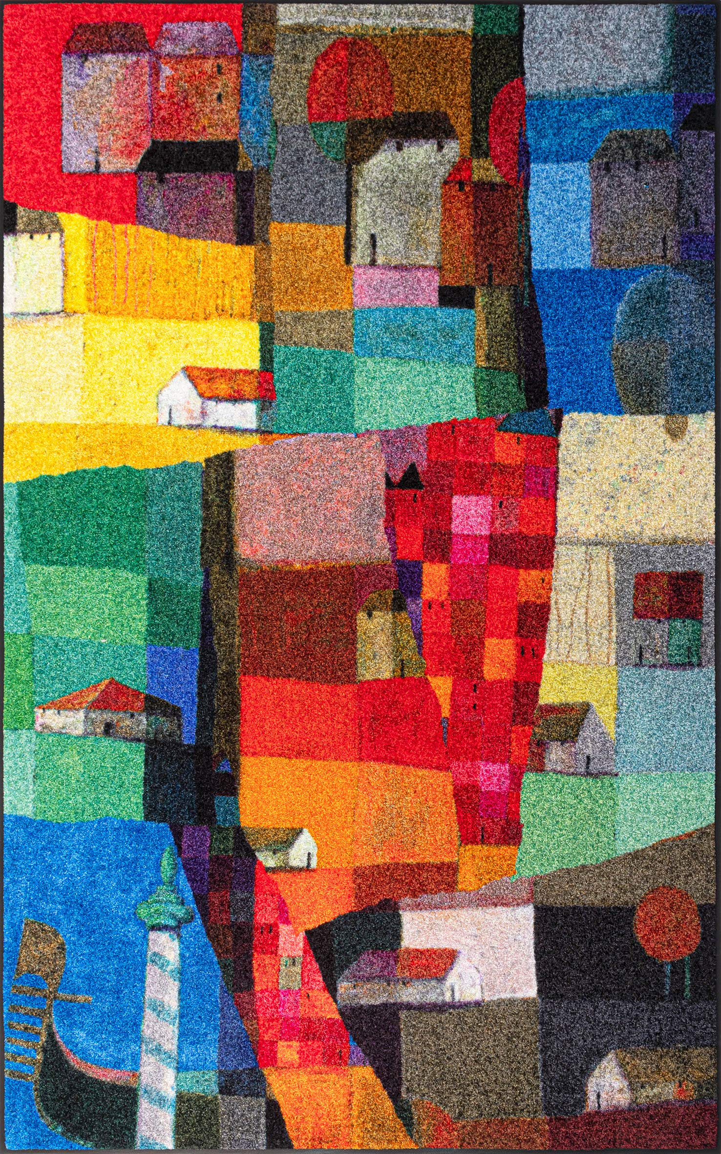 Wash+Dry Venetian Doormat Polyamide Multi-Coloured 115 x 175 cm