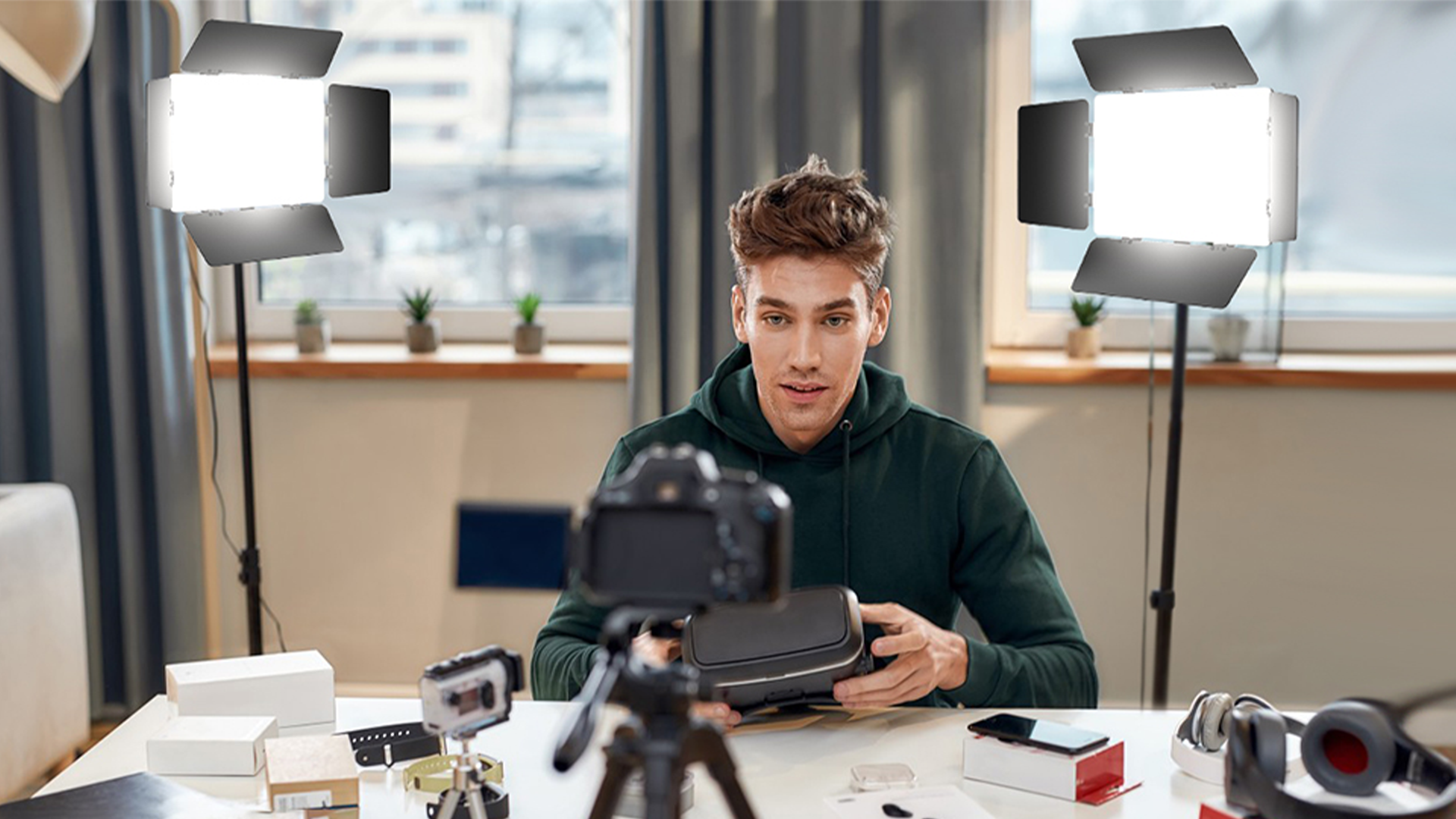 Amazon.com : Pixel LED Video Light Panel Photography Camera
