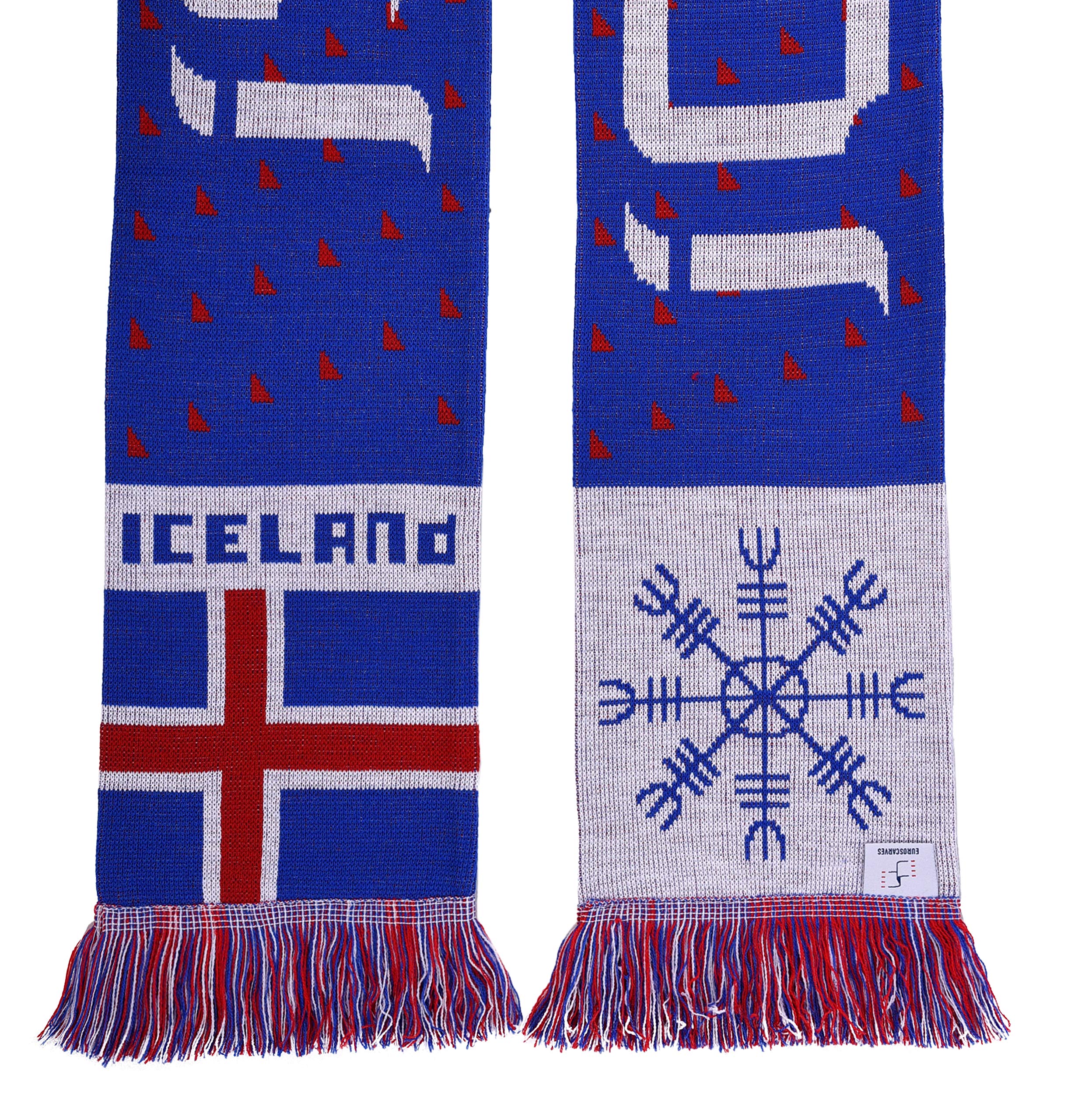 Iceland Island Soccer Strickschal