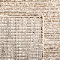 Vista 7 de SAFAVIEH - Alfombra de 4x6 pies, colección Vision, diseño moderno en tonos ombré, color crema, no suelta pelusa y fácil de limpiar, ideal para sala