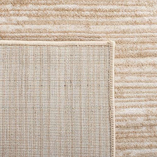 Miniatura 7 de SAFAVIEH Vision Collection VSN606F- Tapete de 4 pies x 6 pies, crema, moderno, ombré, no desprende pelo, fácil cuidado, para zonas de alto tráfico,