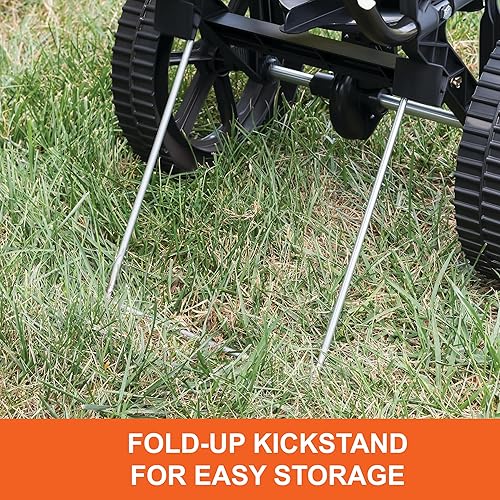 Miniatura 5 de Agri-Fab 45-0566-AMZ Esparcidor de empuje de capacidad de 50 libras, color negro