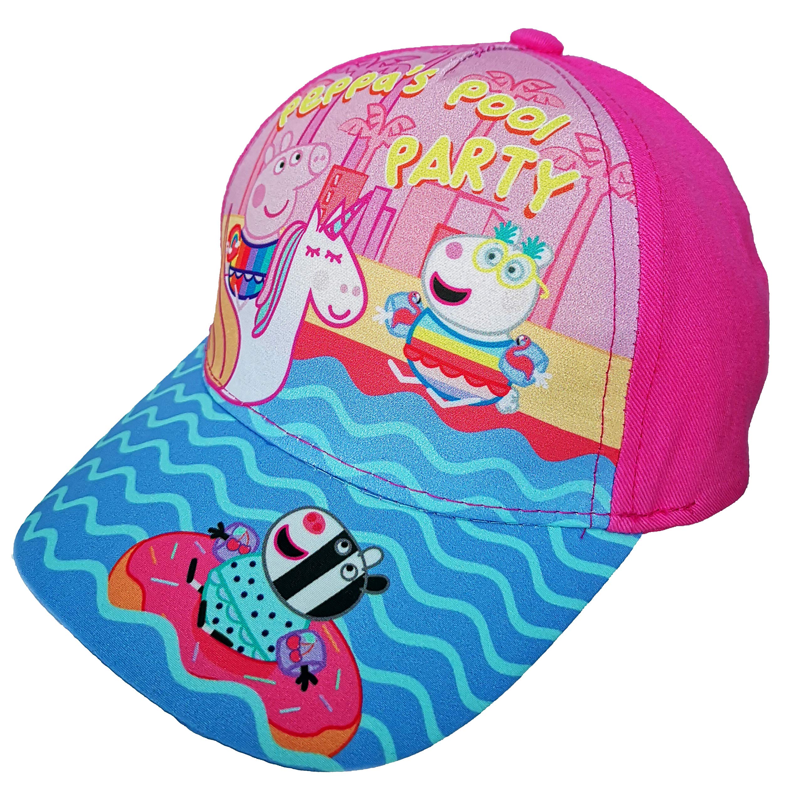 Peppa Cap/Hat,Baseball Cap,2 Sizes,Adjustable,100% Cotton,Official Licensed.