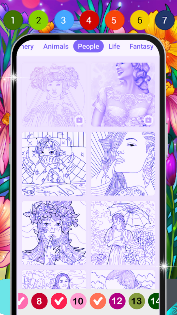 Paint by Number App on the Amazon Appstore