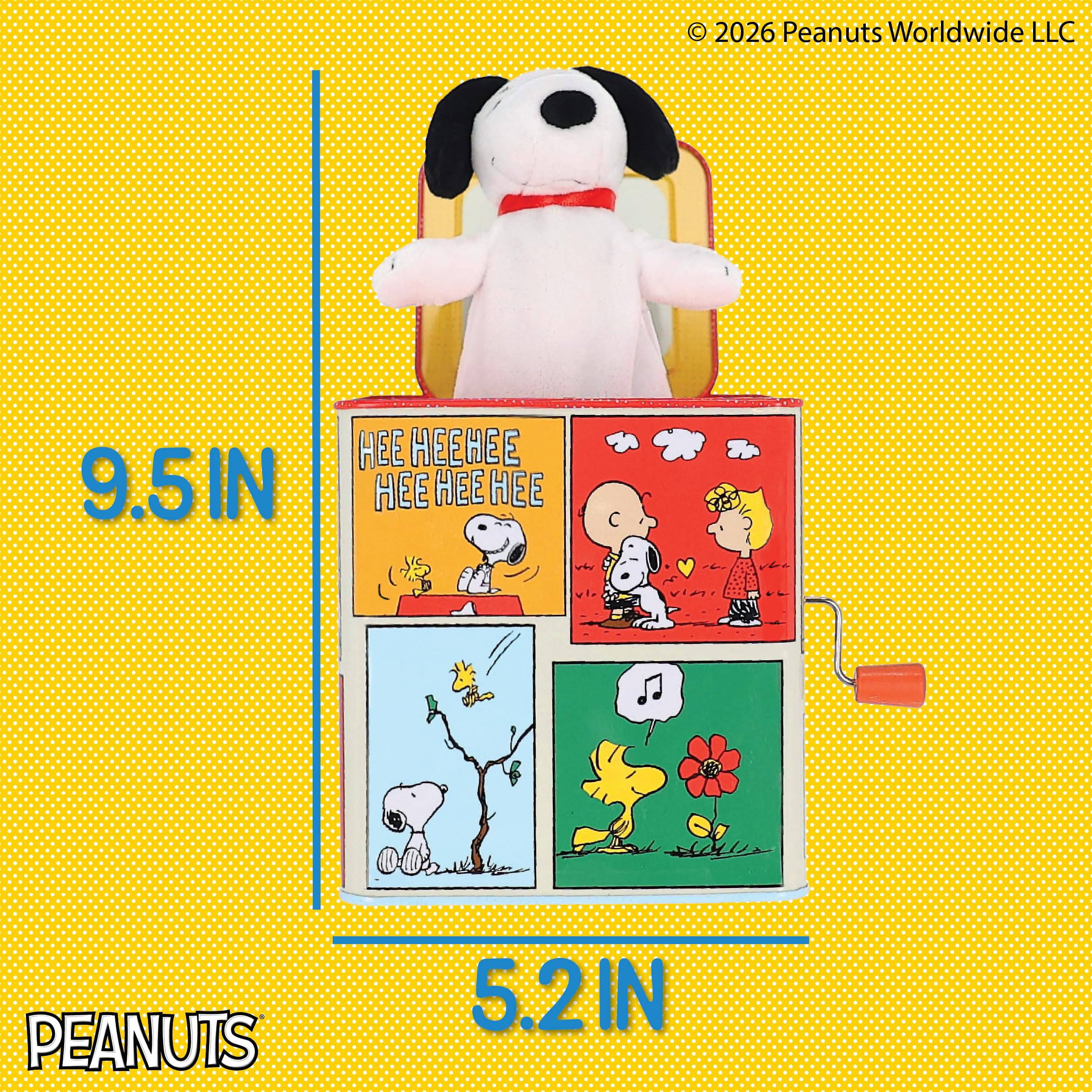 Amazon.com: Kids Preferred Peanuts Jack in the Box with Snoopy